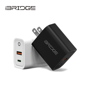 iBRIDGE PD30W雙孔快速充電器-黑