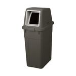 【this-this】日本RISU｜W&W系列 大開口/瓶罐分類垃圾桶 70L, , large