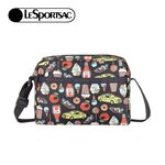 |快速出貨|Lesportsac Daniella Crossbody 拉鍊斜背包/ 紐約美食插畫風, , large