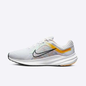 Nike Wmns Quest 5 PRM 女 慢跑鞋 運動鞋 透氣 緩震 白 黃 [DO9473-100]