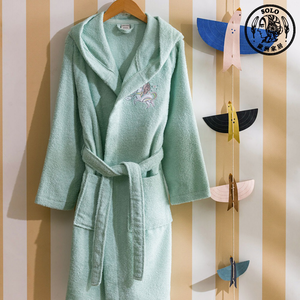 SOLO Vintage】LCW Girls Dream Unicorn Bathrobe 100% Cotton Made in Turkey 4-6y
