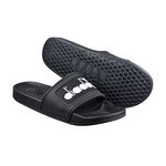 DIADORA迪亞多那 柔軟透氣雲拖鞋 男鞋 簡約 時尚 素色 不吸汗 好穿脫 吸衝 足弓支撐 耐磨 耐穿 止滑 黑 灰, , large