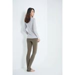 YOGA FLOW Ula Tshirt - 長袖圓領罩衫 - 鴿子灰 Dove Grey, , large