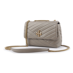TORY BURCH Kira 縫線設計小款肩背/斜背二用包/灰色, , large