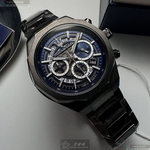 [星晴錶業]MASERATI手錶,46mm,R8873642012寶藍機械鏤空錶面黑錶殼深黑色精鋼錶帶款, , large