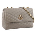 TORY BURCH Kira 縫線設計小款肩背/斜背二用包/灰色, , large