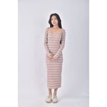(S) le stitch質感杏色洋裝二手衣, , large
