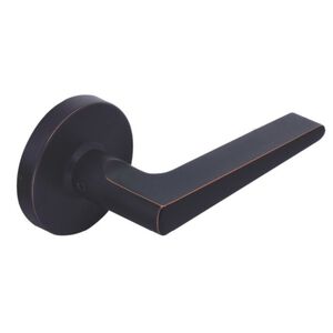 水平鎖 加安牌 古紅銅 LA2X703 通道鎖 圓套盤 無鑰匙 門厚30~42mm 鎖閂長度60mm