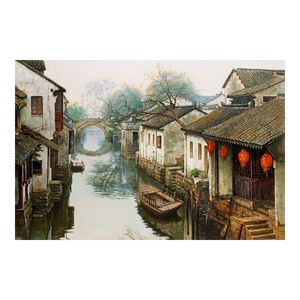 【御畫房】江南印象 國家一級畫師手繪油畫60×90cm(VF-16)