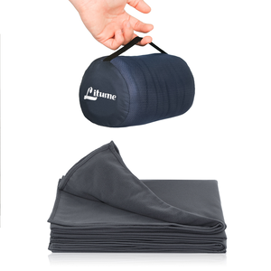 Litume E651 刷毛旅行毛毯 深灰