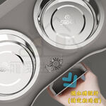 【寵愛生活本舖】寵物不鏽鋼雙碗高腳餐桌（三種尺寸）寵物餐桌, , large