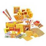 【金發財金紙】過年兩岸三地簡單豪華套組-神明+祖先+地基主(金紙), , large