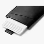 Bellroy 超薄皮夾 卡夾 優質皮革-黑, , large
