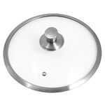 Miyaco 米雅可 典雅寬邊玻璃鍋蓋 28cm-Leidea樂德兒, , large