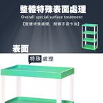 GS MALL 台灣製造 四層網狀置物收納車 置物車 收納車 四層推車 四層收納車 四層收納 手推車 推車, , large