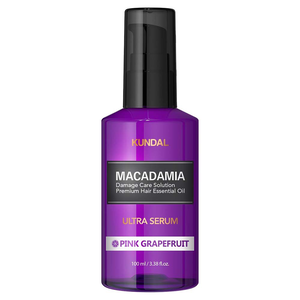 [巨林生化科技]【KUNDAL昆黛爾】MACADAMIA Damage Care Solution Premium Hair Essential Oil 100ml(PINK GRAPEFRUIT)