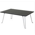 Richard leather folding table (small), , large