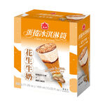 義美花生牛奶蛋捲冰淇淋筒, , large