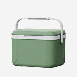 Essential for camping: 5.5L large-capacity green insulated box (outdoor cooler, 5.5L insulated box, 48-hour cooling, food-grade insulated box)