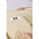 (S) uniqlo棉質素面綠色襯衫上衣二手衣, , large