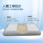 【多利寶寢具】Indian_涼感助眠護頸雲端記憶枕頭-1顆(優惠活動), , large