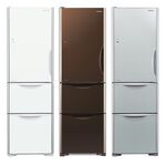HITACHI 331L 1st-Class Inverter 3-Door Glass Refrigerator RG36B, , large