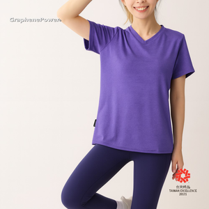 Graphene Thermal Circulation T-Shirt - Lavender Purple/M