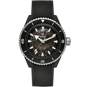 RADO 雷達 庫克船長高科技陶瓷鏤空機械錶-43mm R32127156