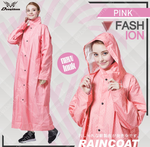 【周周生活｜晴雨選品館】一件式前開雨衣 日系淑女雨衣 成人輕量雨衣 時尚雨衣 東伸雨衣 佳麗款 現貨, , large