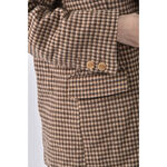 (M) mmm格紋棕色外套二手衣, , large