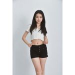 (L) jomeway高腰黑色短褲二手衣, , large