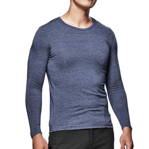 三槍牌男蓄暖長袖衫-L