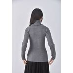 (S) earth music ecology高領灰色長袖上衣二手衣, , large