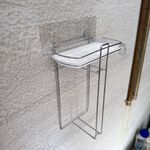 [Beargood sticker] Clothes Hanger Storage Rack (Adhesive), , large