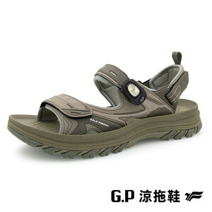 休閒男涼鞋-橄欖綠41