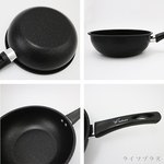麥飯石 迷你不沾炒鍋-20cm-2支, , large