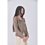 (S) ming ming質感連帽棕色外套二手衣, , large
