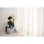 YOGA FLOW Ballet Tied Shirt - 綁帶蝴蝶結罩衫 - 墨水藍 Indigo, , large