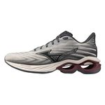 Mizuno Wave Creation 25 男 慢跑鞋 運動 透氣 回彈 美津濃 灰黑 紅 [J1GC240152], , large