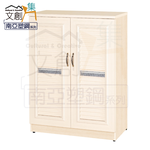 【文創集】多比 環保2.7尺南亞塑鋼二門鞋櫃/收納櫃(客約商品), , large