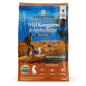 【拉拉寵物小舖】ADDICTION 自然癮食 狗飼料 野生袋鼠無穀全齡犬1.8公斤 天然糧 WDJ推薦