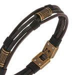 【快速出貨】法國 ROCHET Totem系列 復古皮革男士手環 HB7303, , large