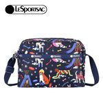 |快速出貨|Lesportsac Daniella Crossbody 輕便拉鍊斜背包/ 雪國汪星人, , large