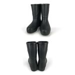 精選中筒靴輕量雨鞋 MIT台灣製造 女鞋 女靴 雨靴 防水鞋 簡約 一體成型 控溫 EVA 無內襯 舒適 耐磨 止滑 黑, , large