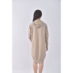 (S) 連帽棕色洋裝二手衣, , large