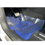 【Universal, Cuttable】4-Piece Transparent Floor Mat (Car Floor Mat), , large