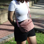 【MQ】FRIEDA Multi-layer zipper crossbody bag, , large