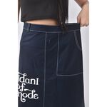 (XL) cidani質感棉質藍色長裙二手衣, , large