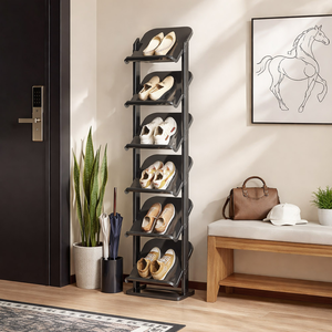 【AOTTO】簡約直立式六層鞋架(AS-231)