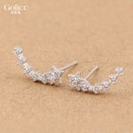 【Gulicc】古莉可 耳環 韓版鋯石星星耳環, , large